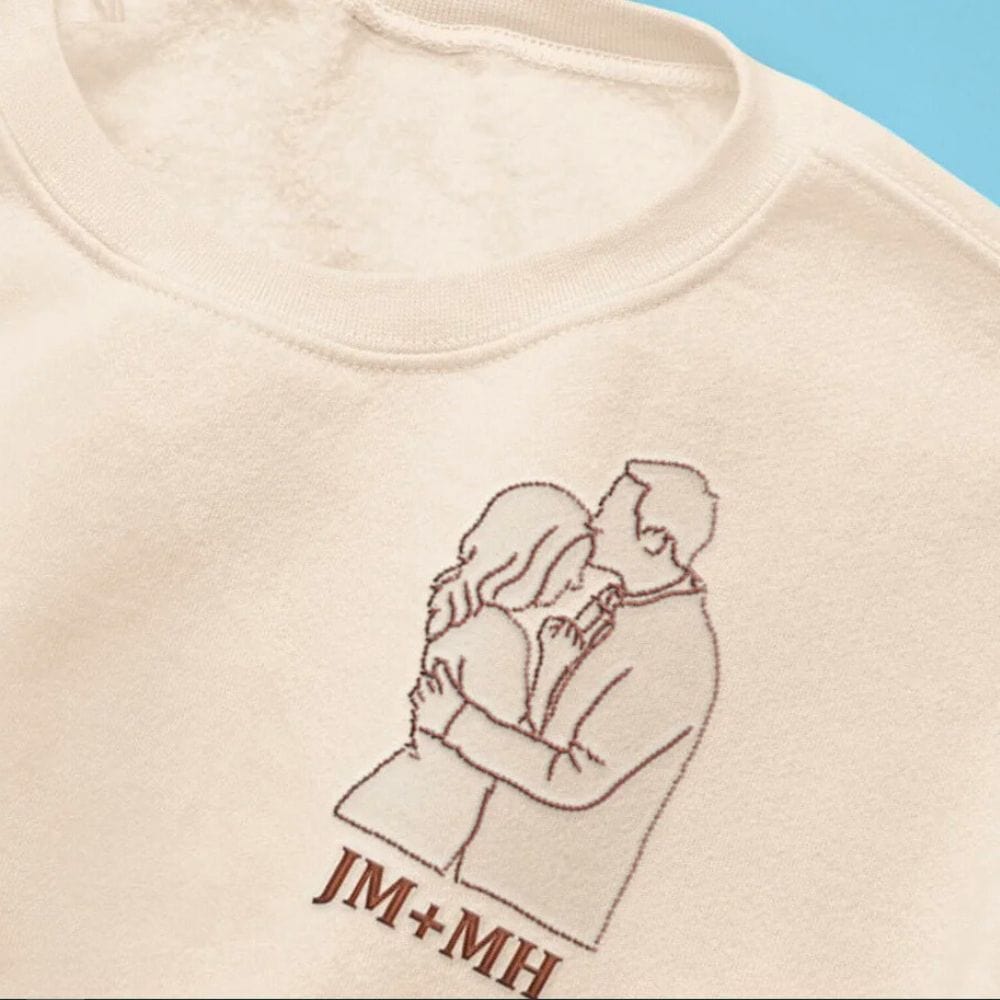 Pull Personnalisé Couple Photo