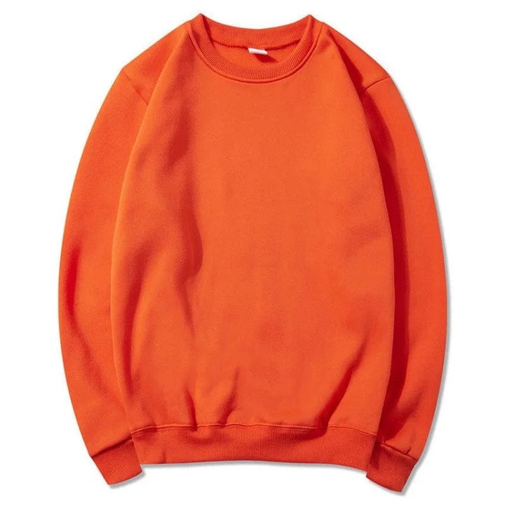Pull Personnalisé Couple Photo Orange / S