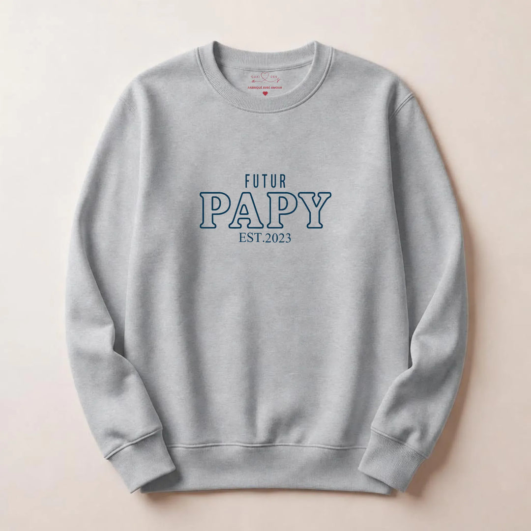 Pull futur grand père Sweatshirt / Gris / S