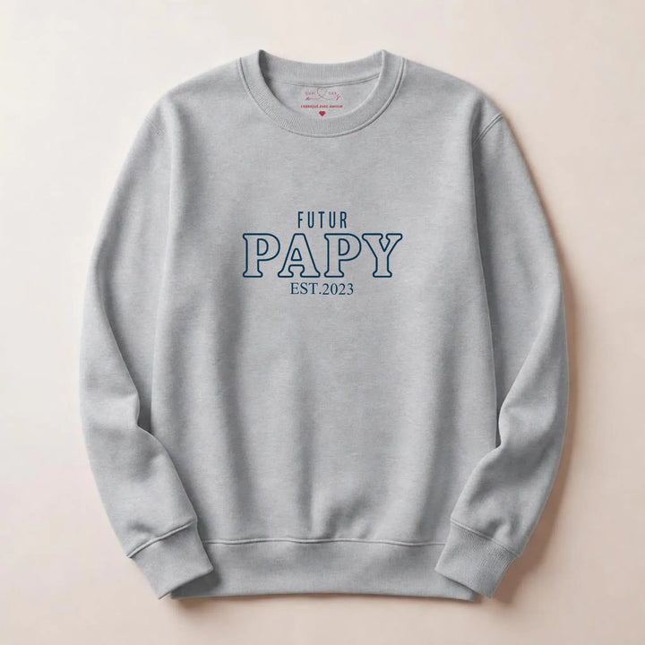 Pull futur grand père Sweatshirt / Gris / S