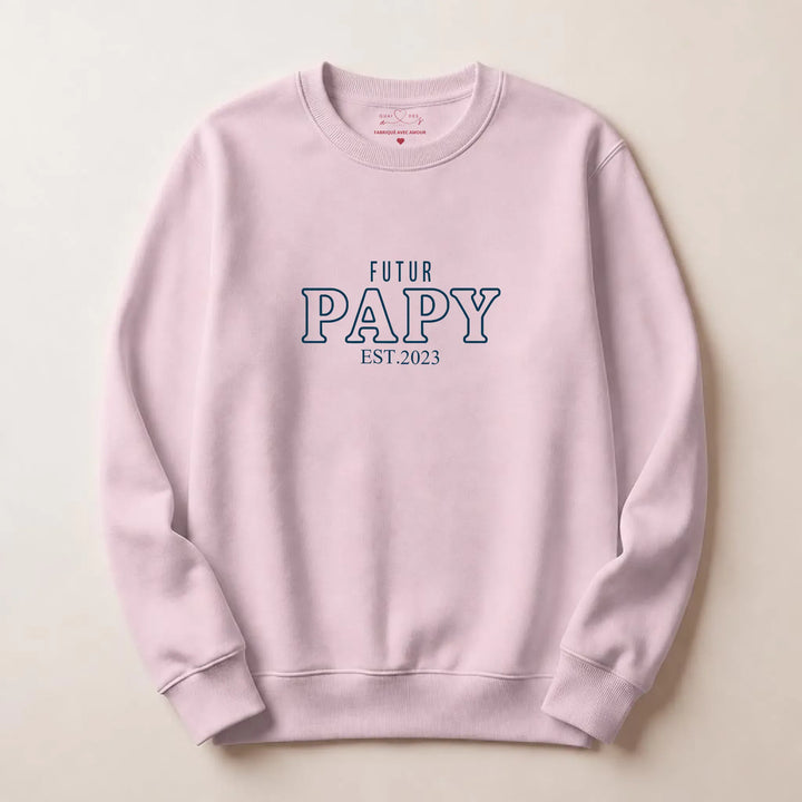 Pull futur grand père Sweatshirt / Rose clair / S