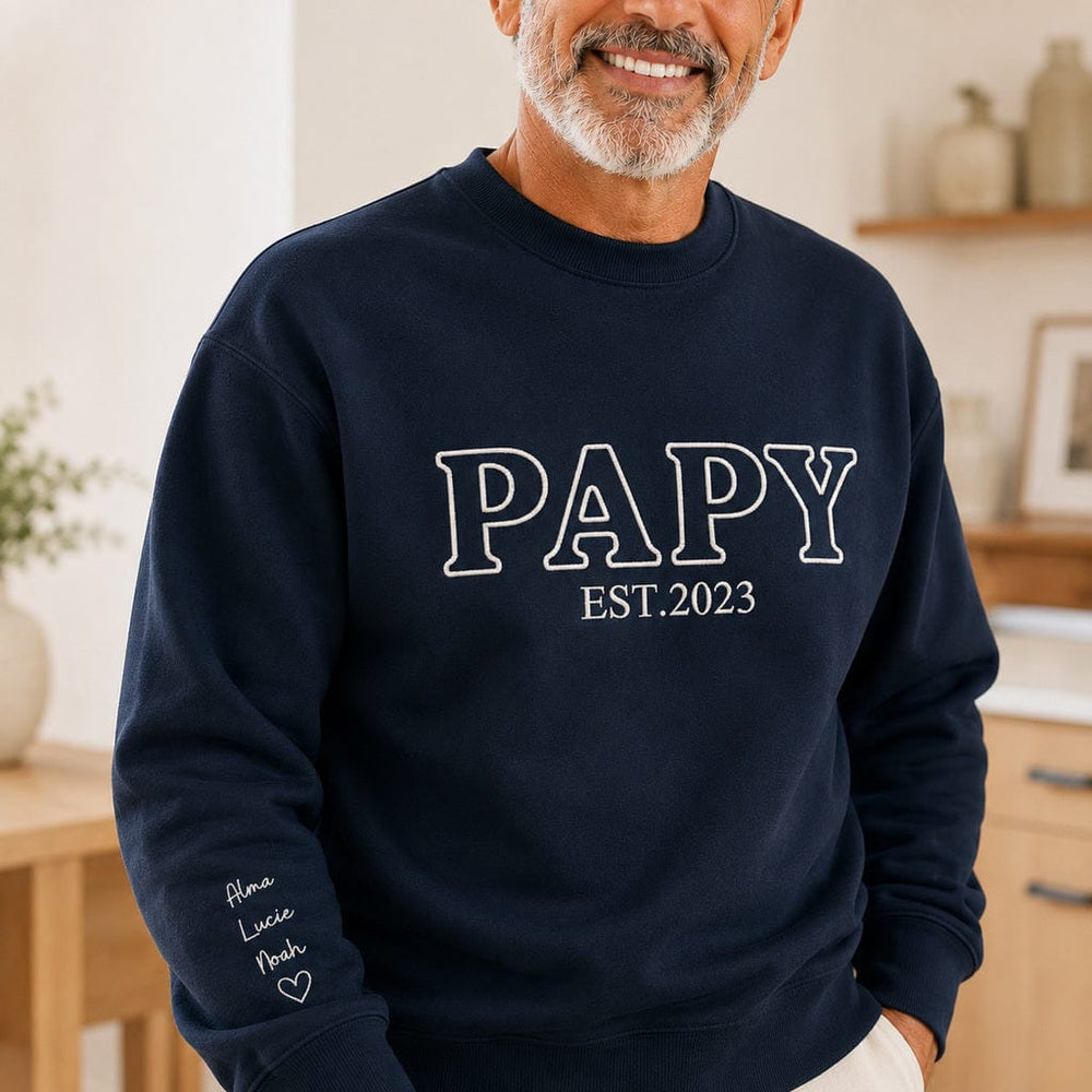 Pull personnalisé futur grand-père - Futur grand-père
