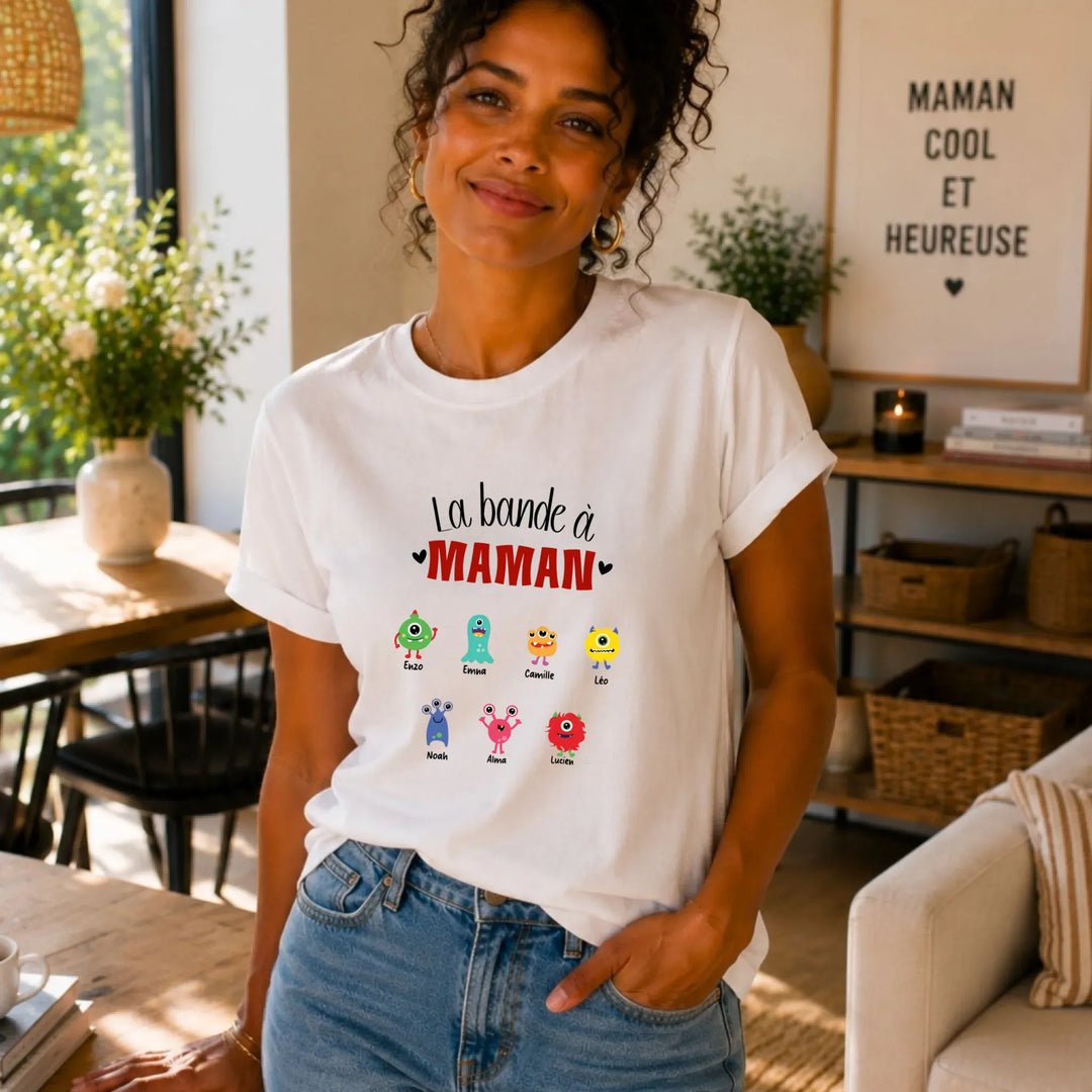 Pull personnalisé jeune maman - la bande à maman