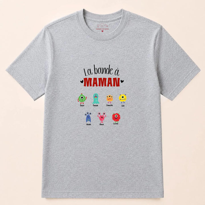 Pull fête des mères jeune maman T-shirt / Gris / S