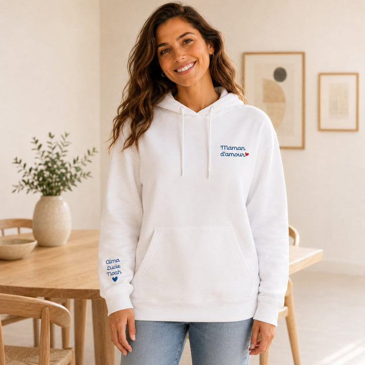 Sweat personnalisé Brodé - Mamam d'amour
