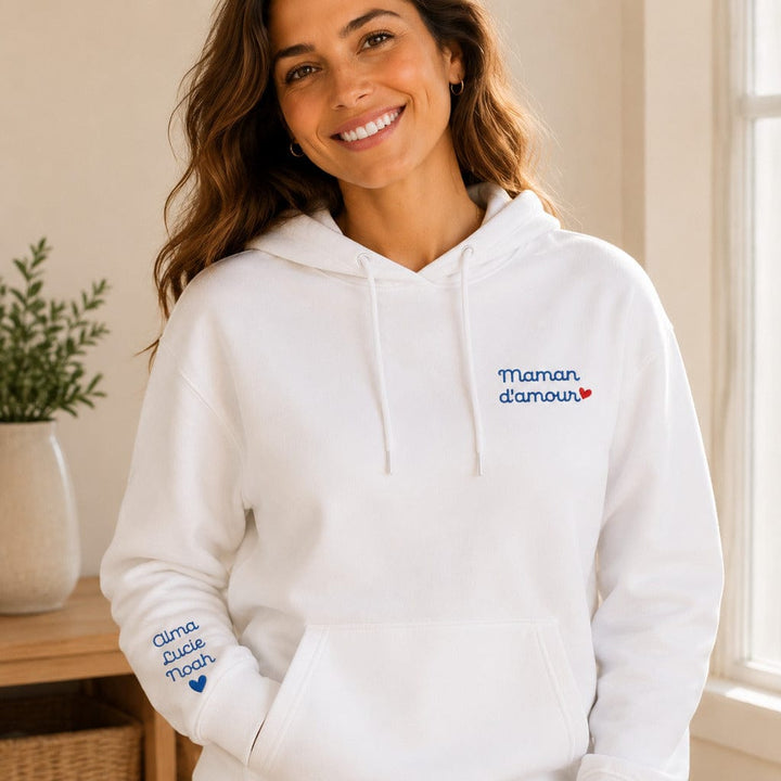Sweat personnalisé Brodé - Mamam d'amour