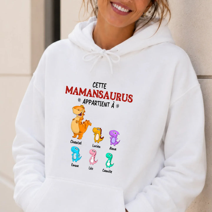 Pull personnalisé maman - mamansaurus