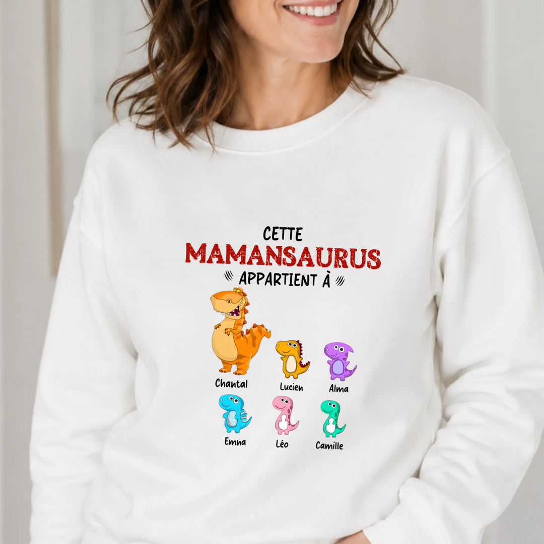 Pull personnalisé maman - mamansaurus