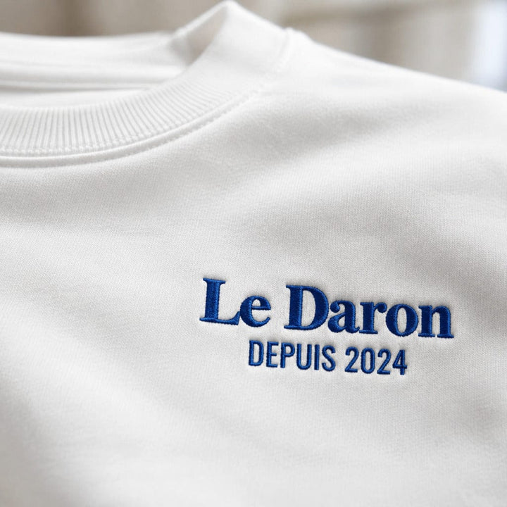 Pull brodé Le Daron