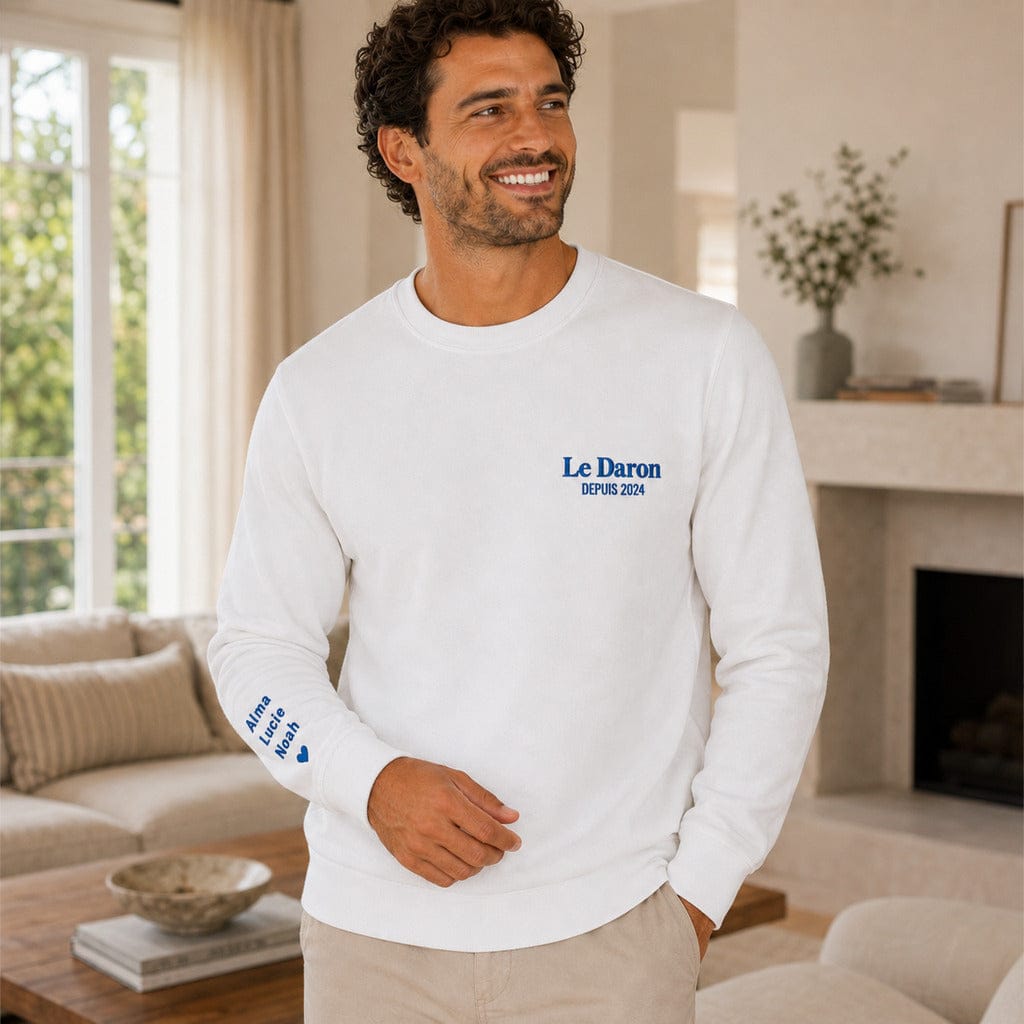 Pull brodé Le Daron