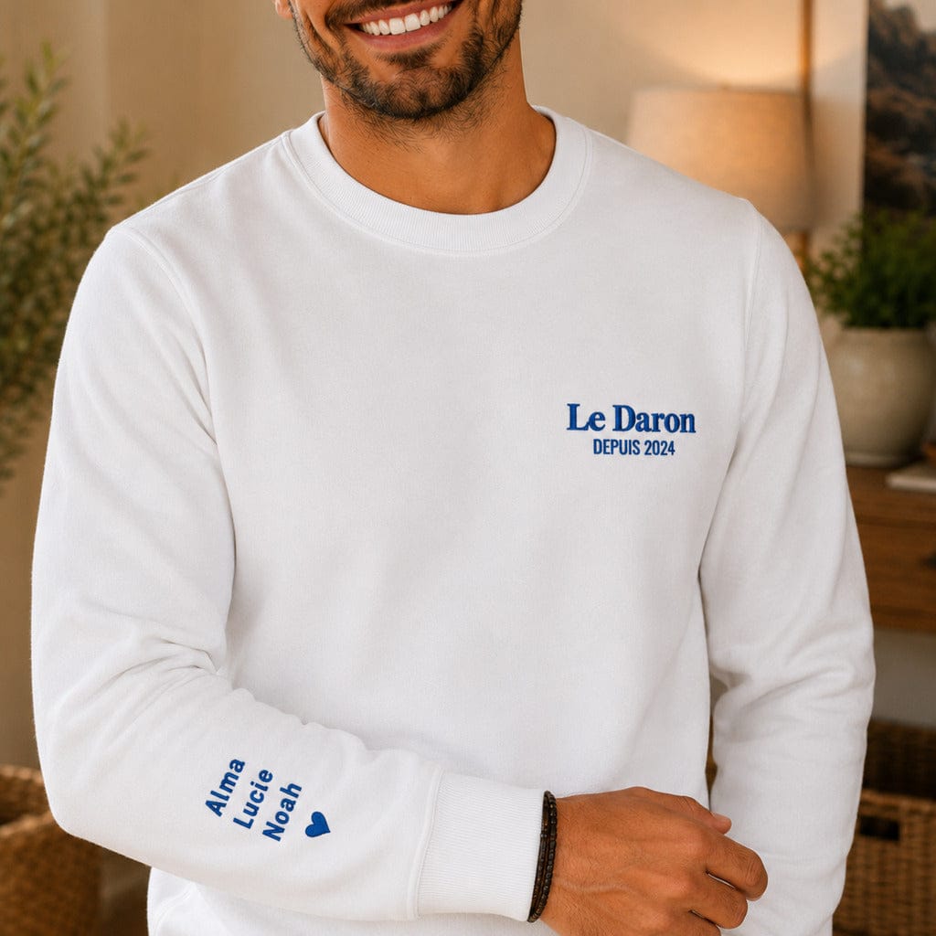 Pull brodé Le Daron