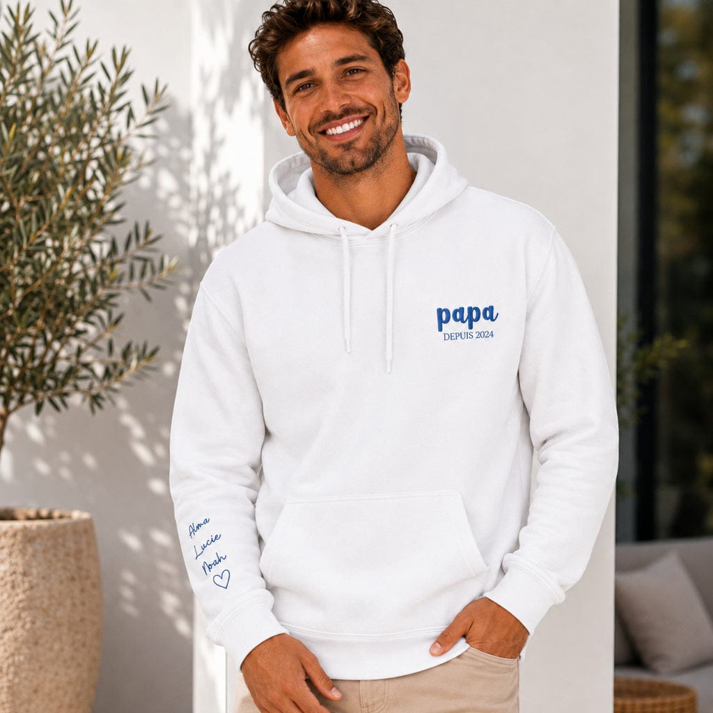 Sweat personnalisé papa prénoms enfants
