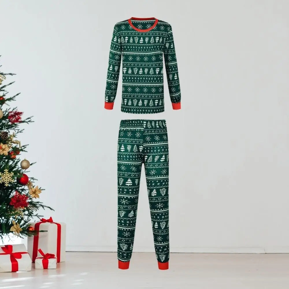 Pyjama Assorti Homme Et Femme Vert / M-Homme