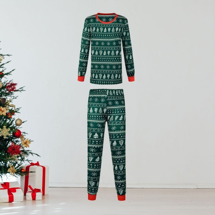 Pyjama Assorti Homme Et Femme Vert / M-Homme