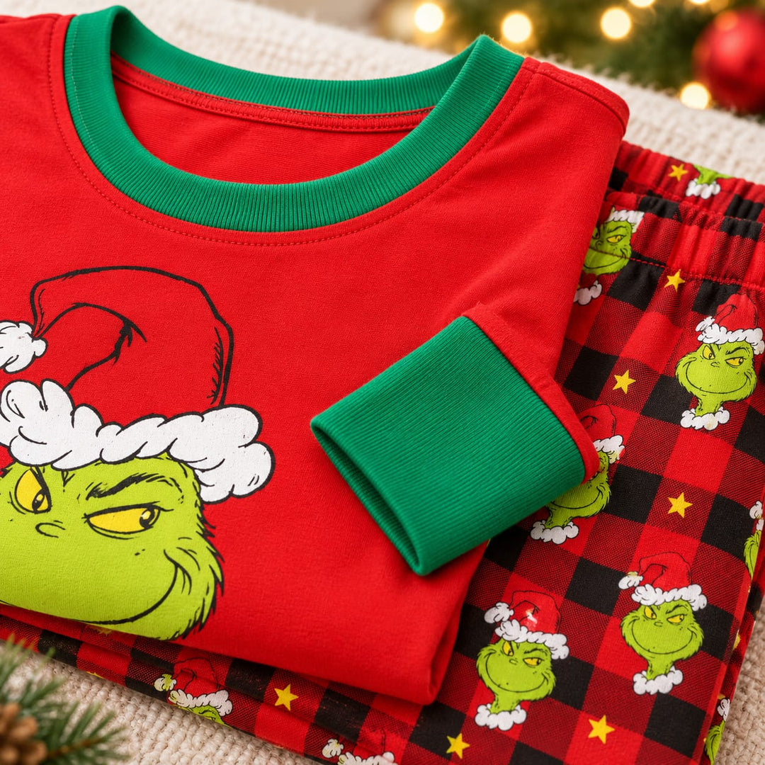 Weihnachtspyjama für Mama und Baby