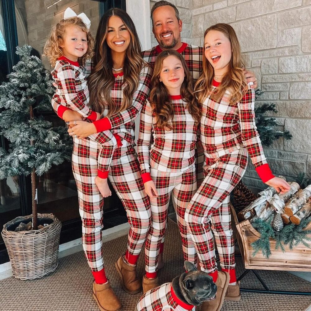 Famille Vetement Bebe Maman Assorti Pyjama Assorti Maman Bébé Quai