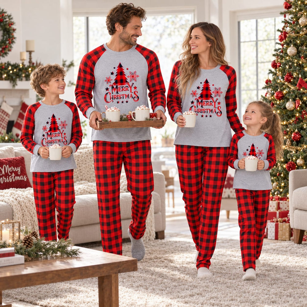 Pyjama Carreaux Famille