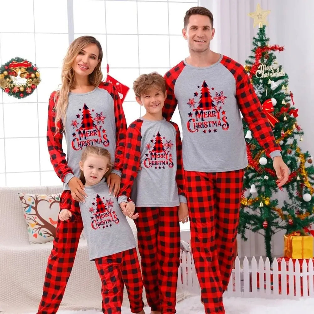 Pyjama Carreaux Famille