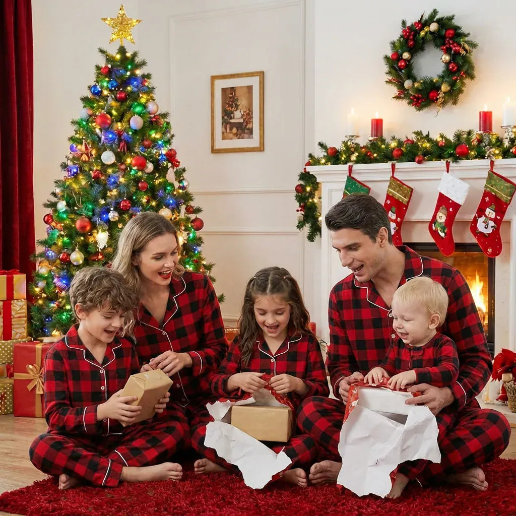 Pyjama Carreaux Pour Toute La Famille