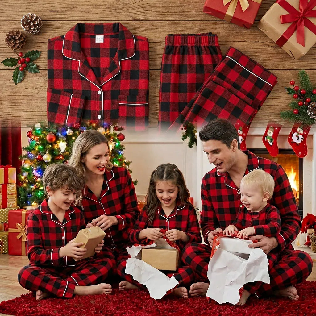 Pyjama Carreaux Pour Toute La Famille