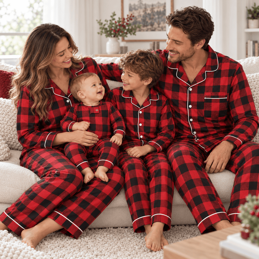 Pyjama Carreaux Pour Toute La Famille