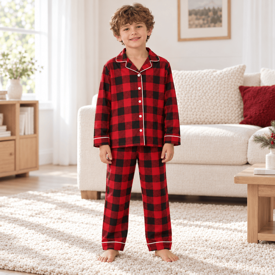 Pyjama Carreaux Pour Toute La Famille