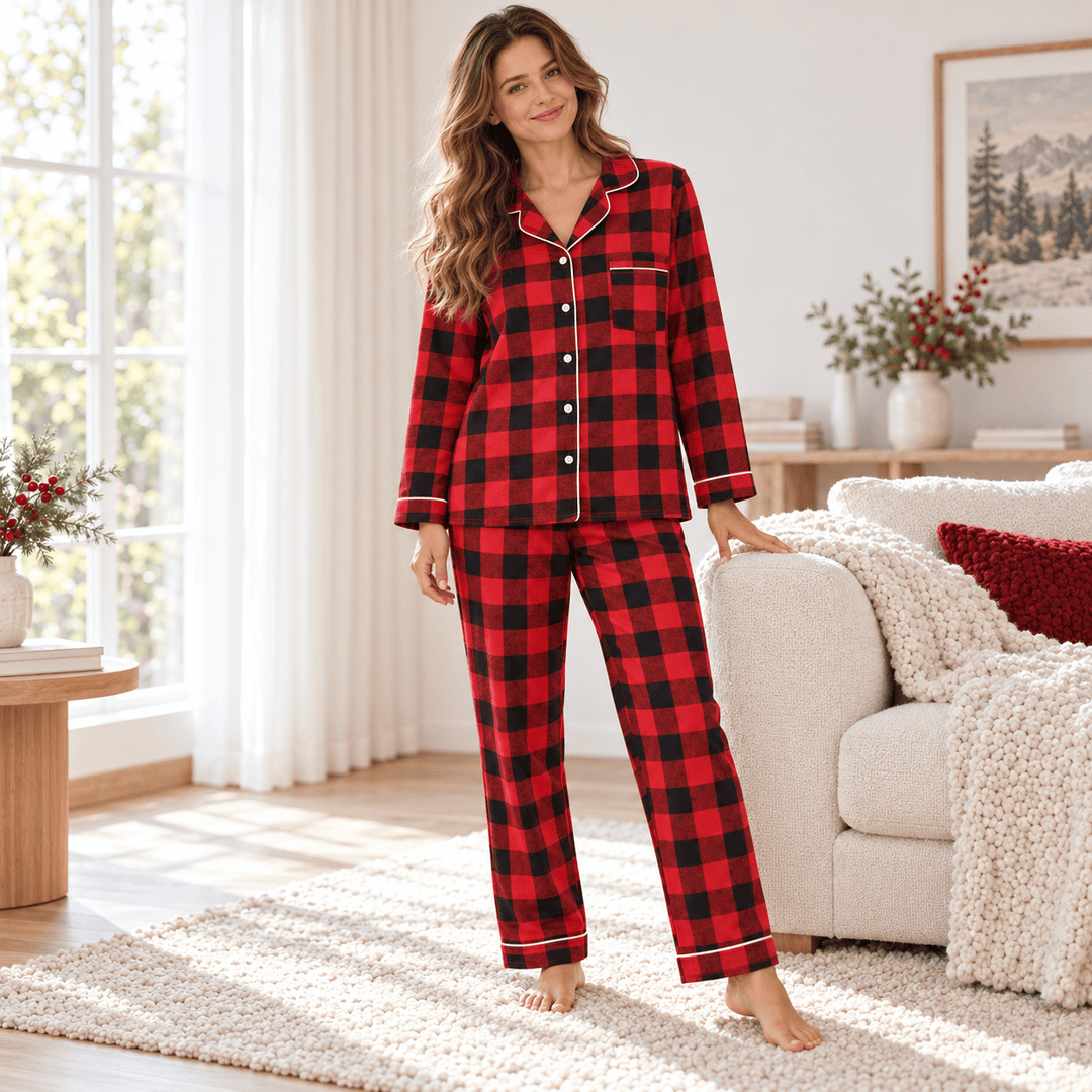 Pyjama Carreaux Pour Toute La Famille