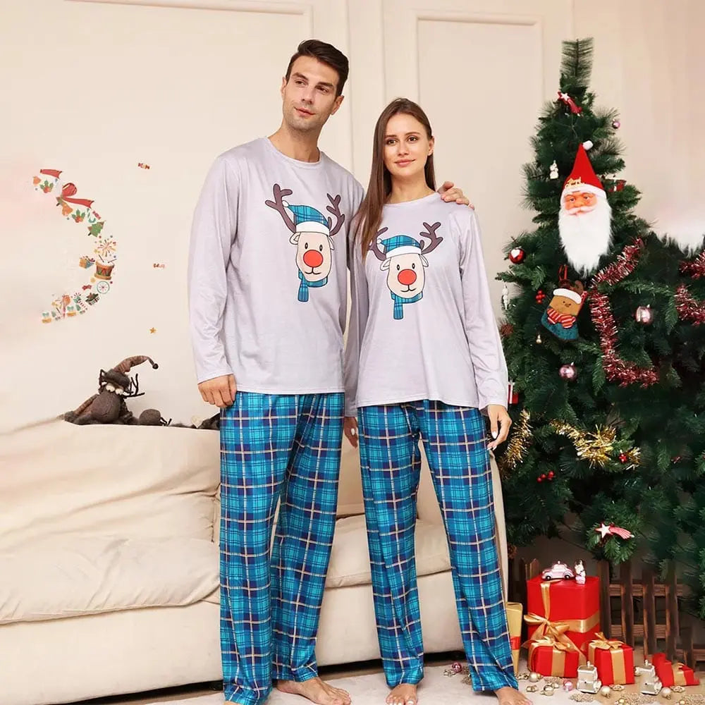 Pyjama Christmas Family