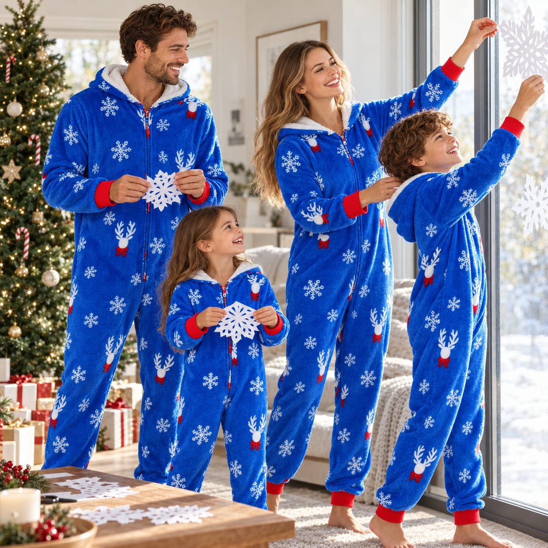 Weihnachts-Einteiler für die Familie