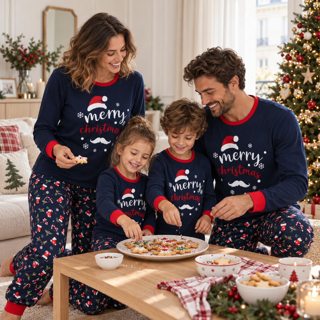Pyjama Coordonné Famille – scène lifestyle en famille
