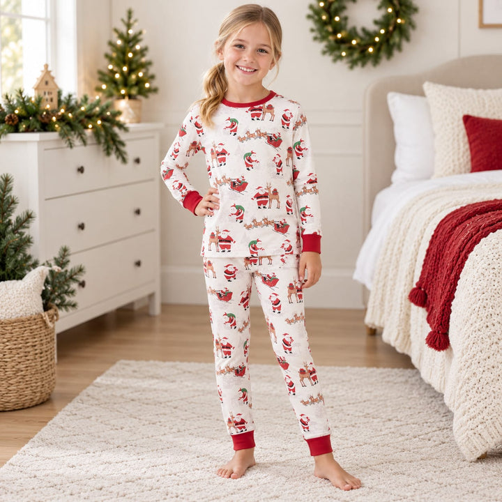 Abgestimmte Weihnachts-Familienpyjamas