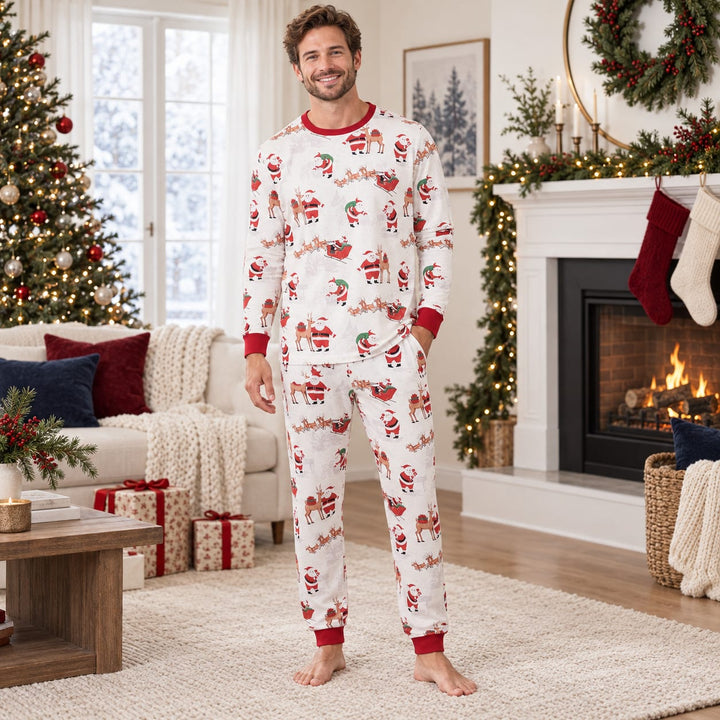 Abgestimmte Weihnachts-Familienpyjamas