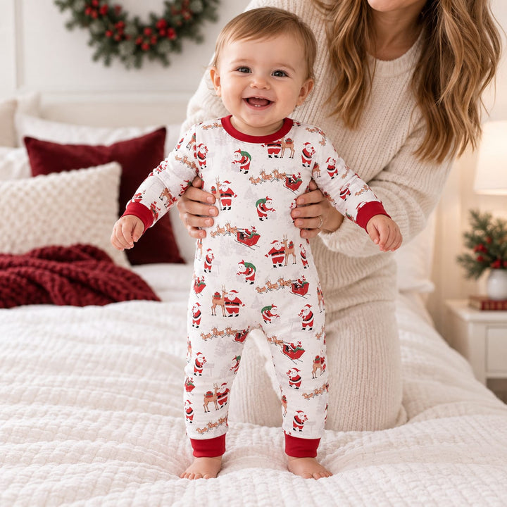 Abgestimmte Weihnachts-Familienpyjamas