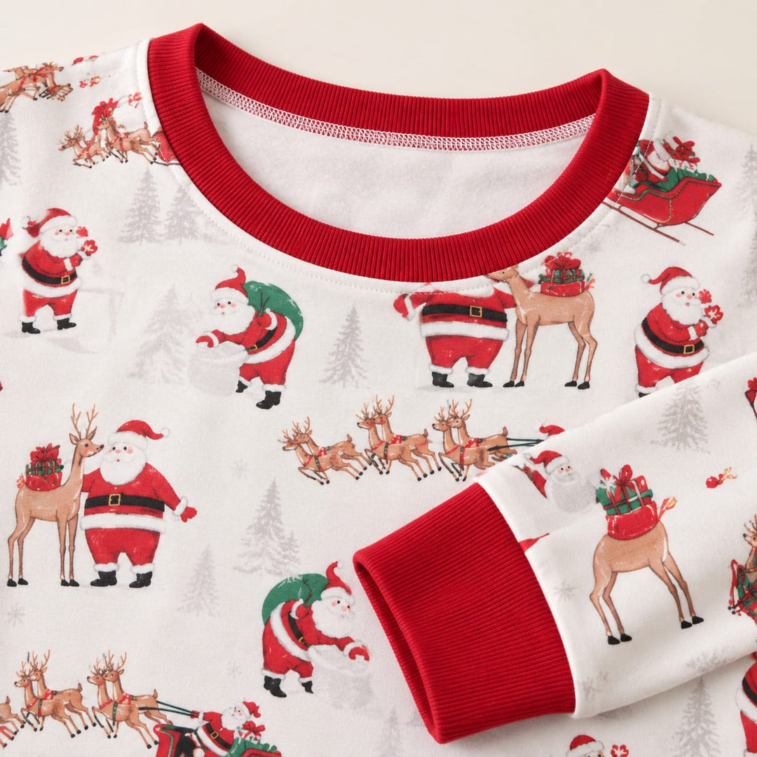 Abgestimmte Weihnachts-Familienpyjamas