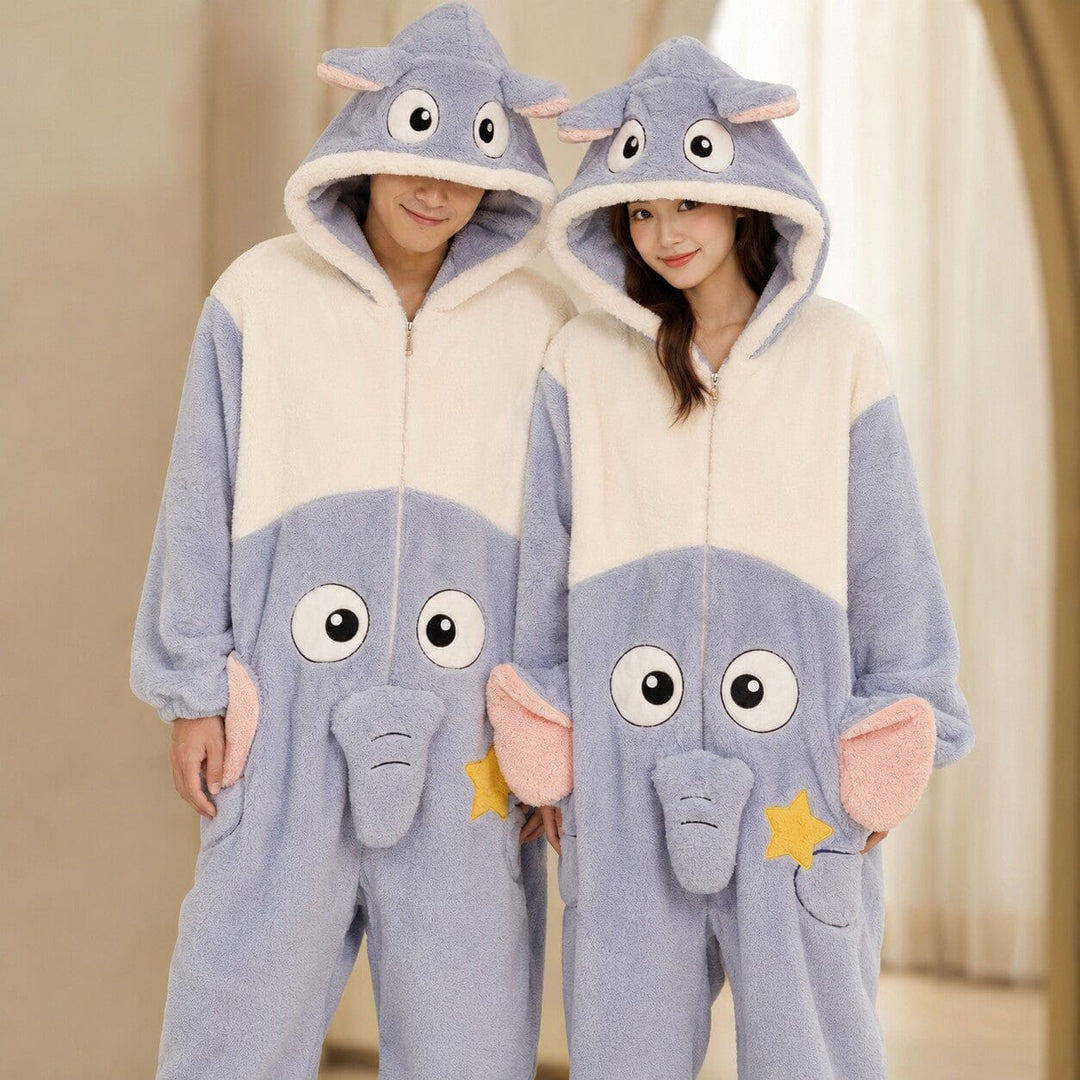 Pyjama Couple Drôle