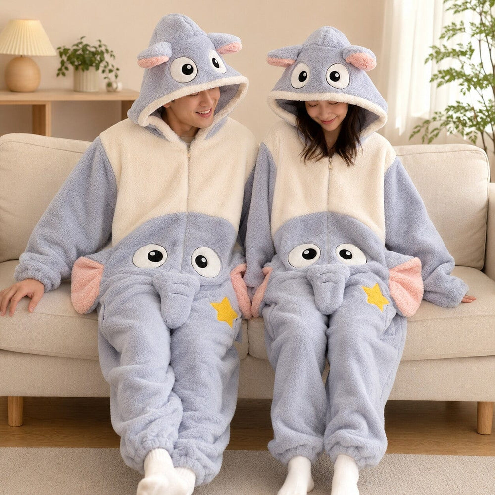 Pyjama Couple Drôle