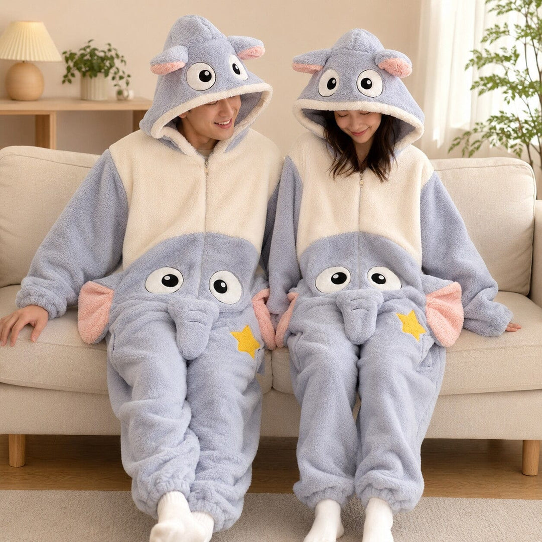 Pyjama Couple Drôle