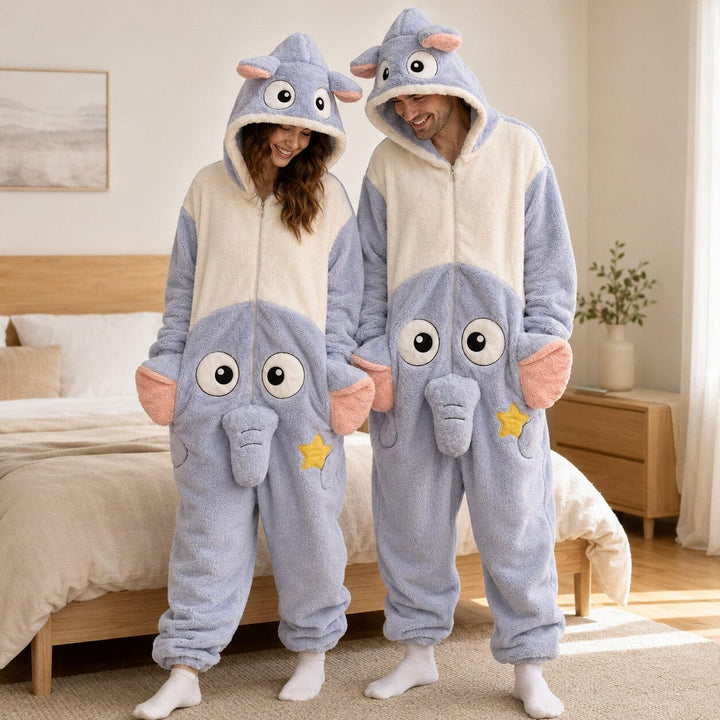 Pyjama Couple Drôle
