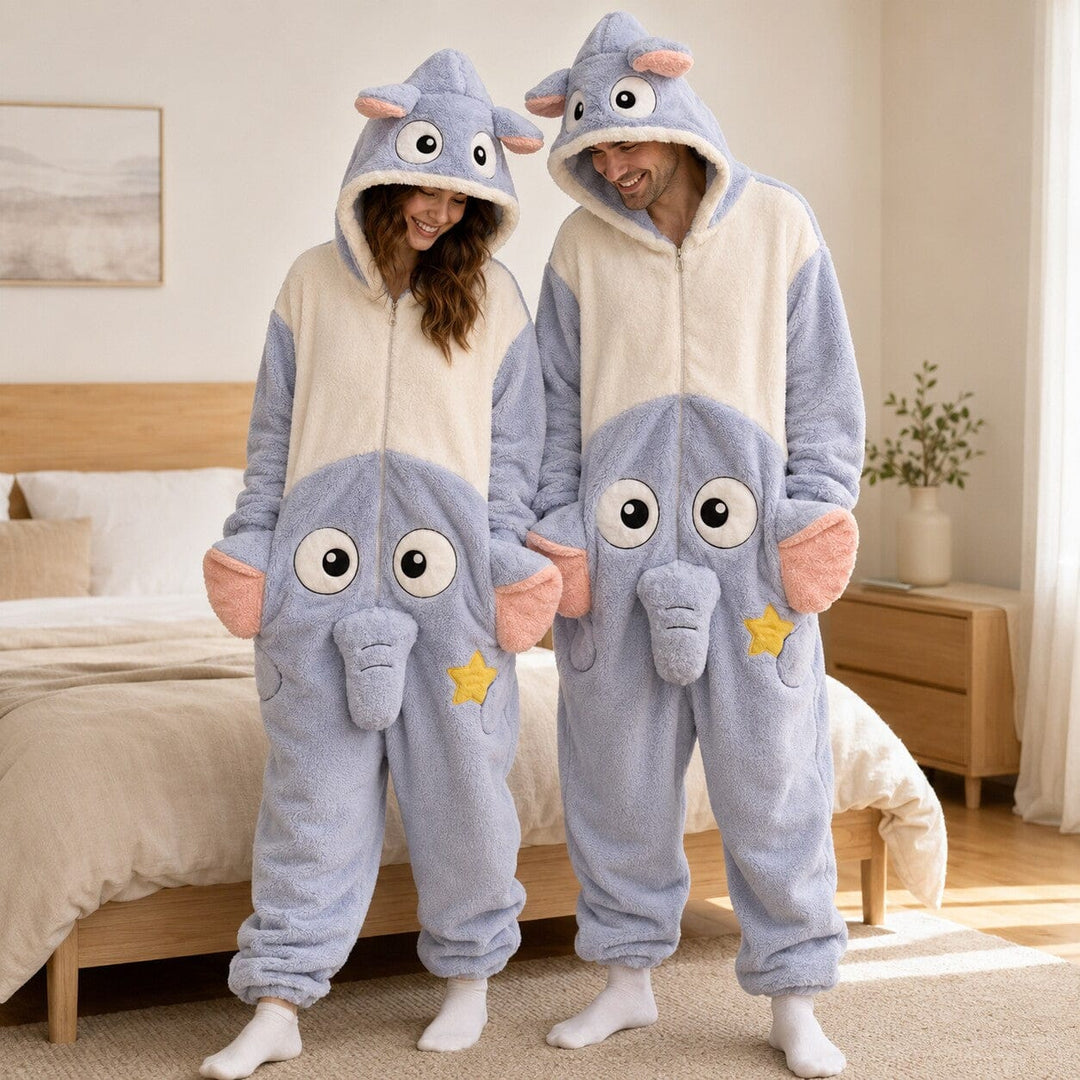 Pyjama Couple Drôle