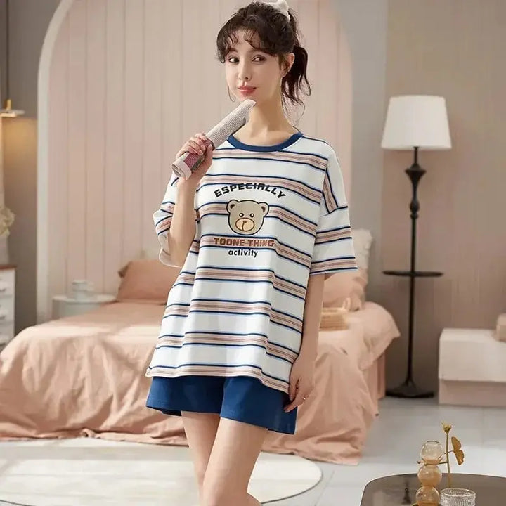 Pyjama Couple Homme Femme Femme-4 / M