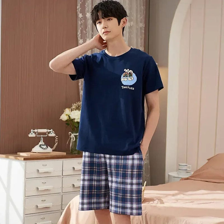 Pyjama Couple Homme Femme Homme-1 / M