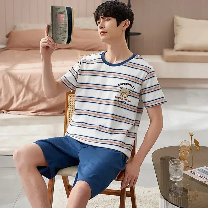 Pyjama Couple Homme Femme Homme-3 / M
