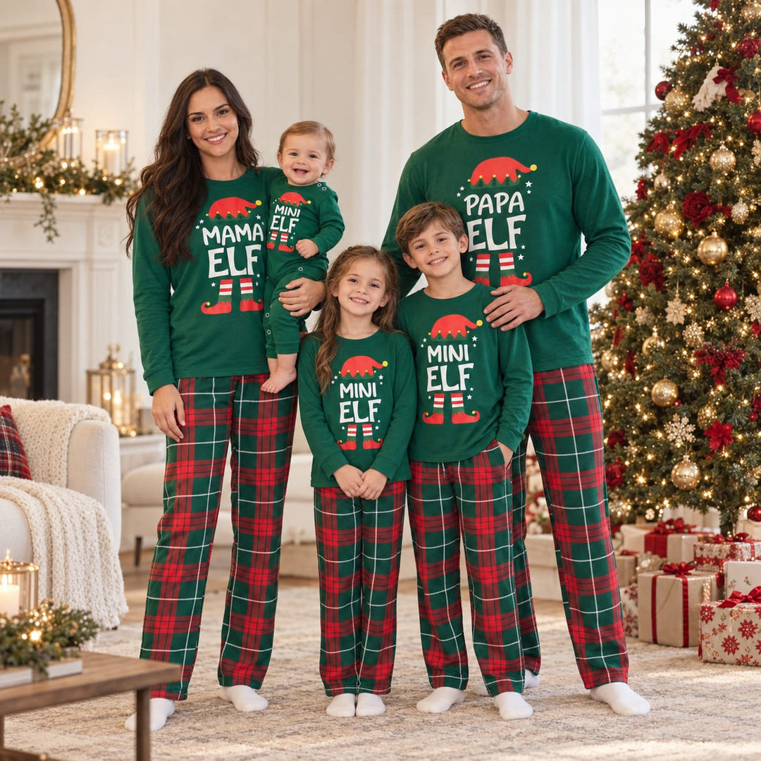 Pyjama De Noel Famille Nombreuse