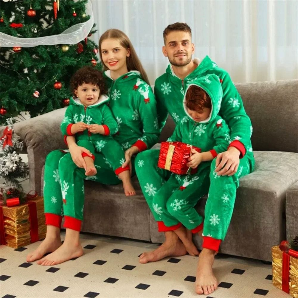 Pyjama Grenouillère Hiver Famille
