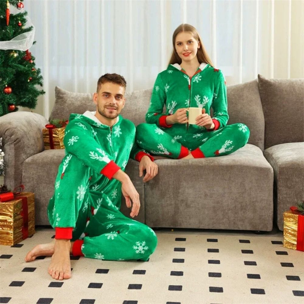 Pyjama Grenouillère Hiver Famille