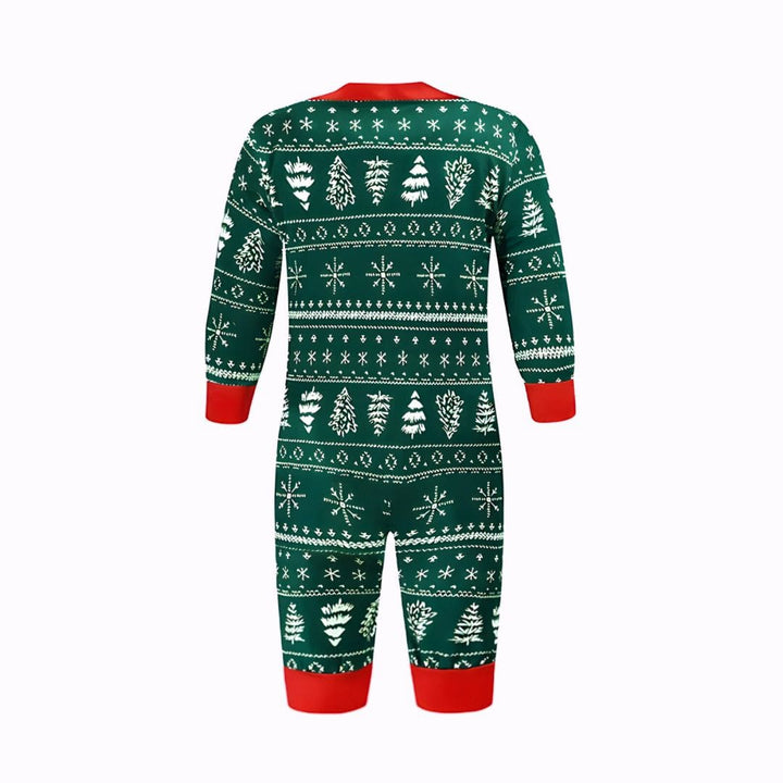 Pyjama Noël Famille Vert