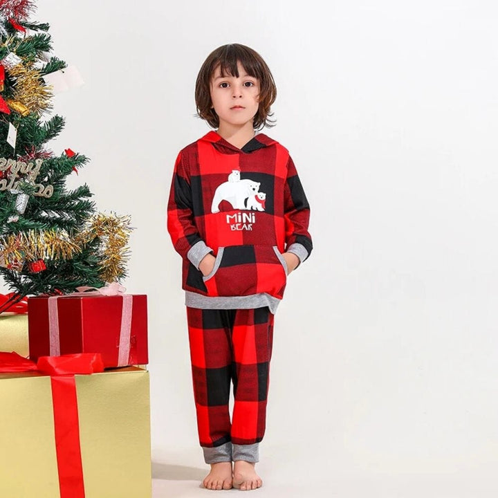 Pyjama Pour Toute La Famille Rouge / Enfant 2Y