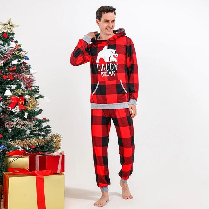Pyjama Pour Toute La Famille Rouge / Papa M