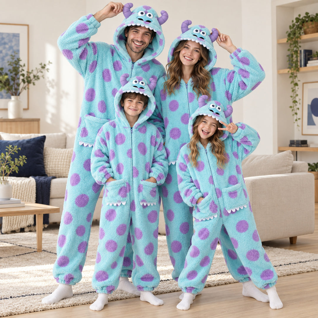 Pyjama tout doux pour toute la famille en situation