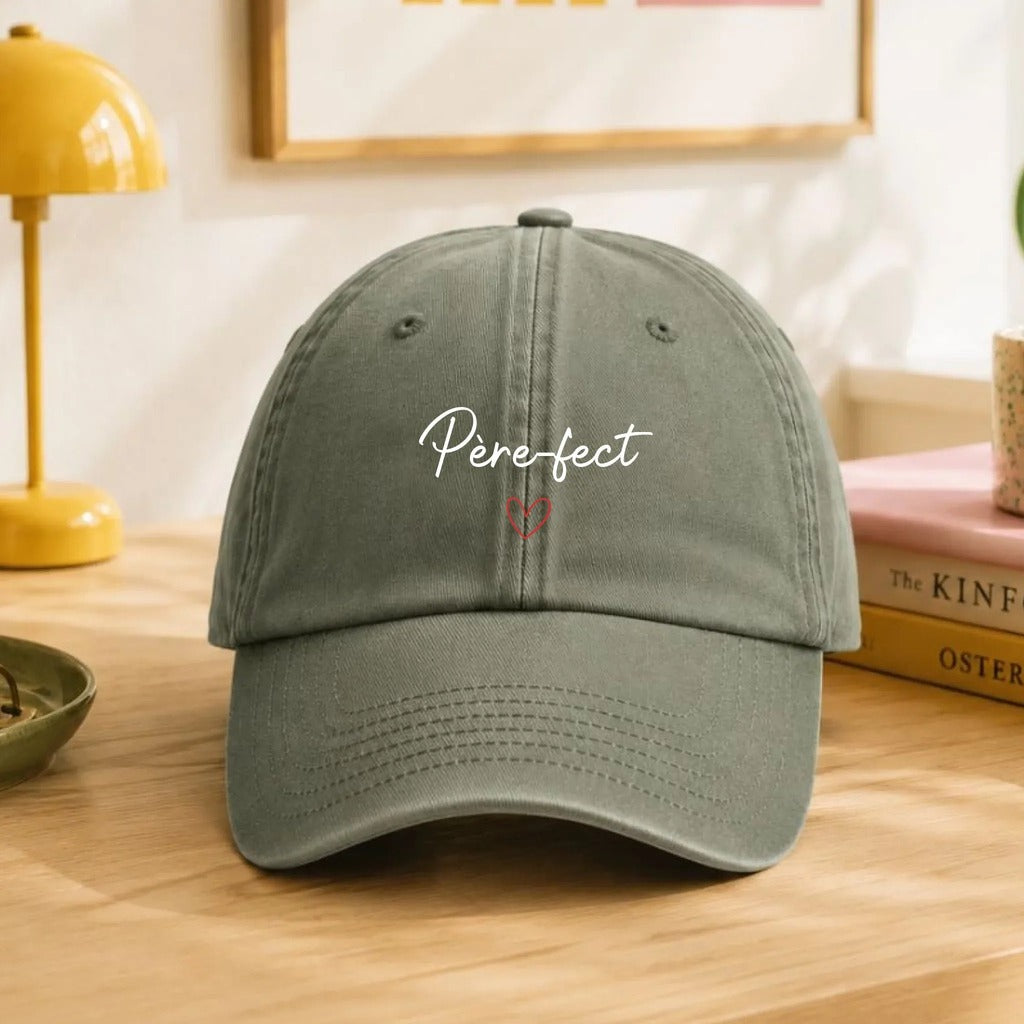 Casquette Père-fect vert olive
